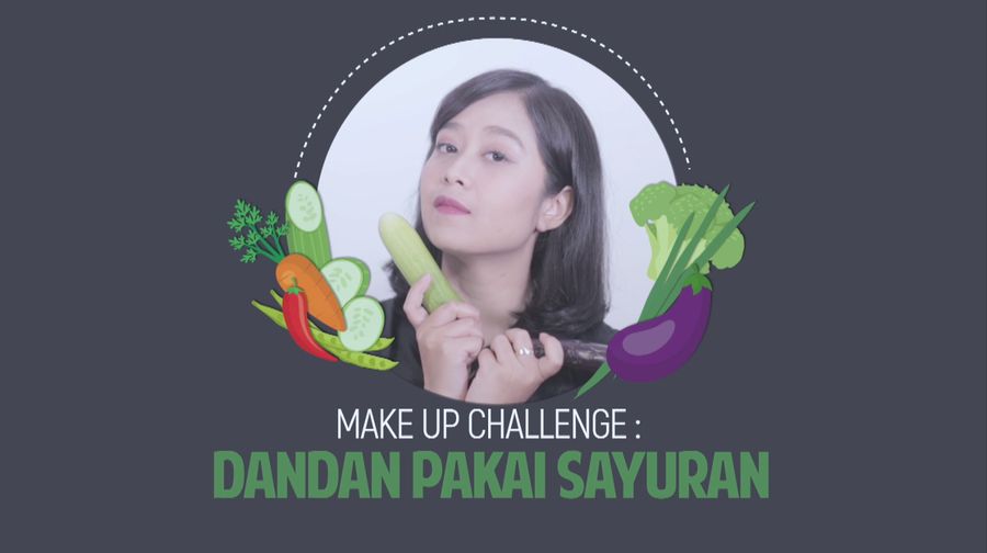Baru! Teknik Dandan Pakai Sayuran