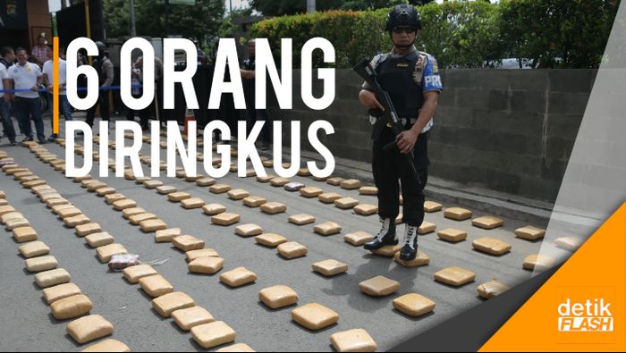 Polisi Gagalkan Peredaran 1,3 Ton Ganja Asal Aceh