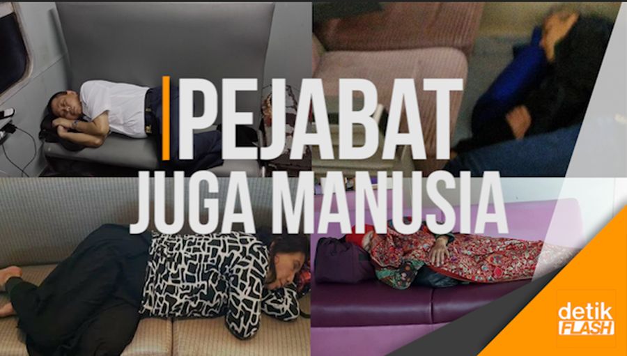 Tidur Pulas Pejabat Negara yang Jadi Viral