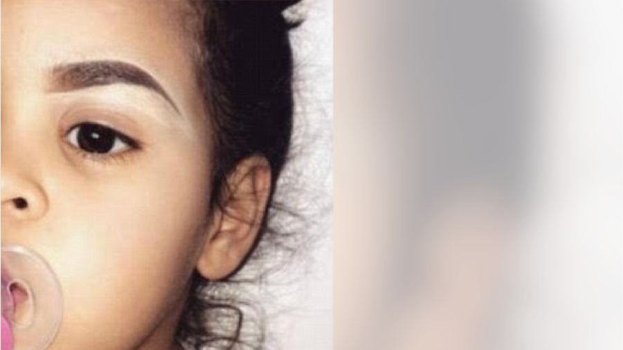 Wah! Bocah 2 Tahun Ini Punya Alis Seperti Kim Kadarshian