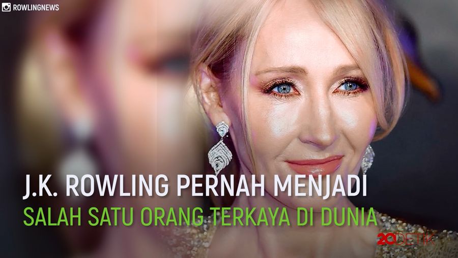 J.K. Rowling Kembali Masuk dalam Daftar Orang Terkaya di Dunia