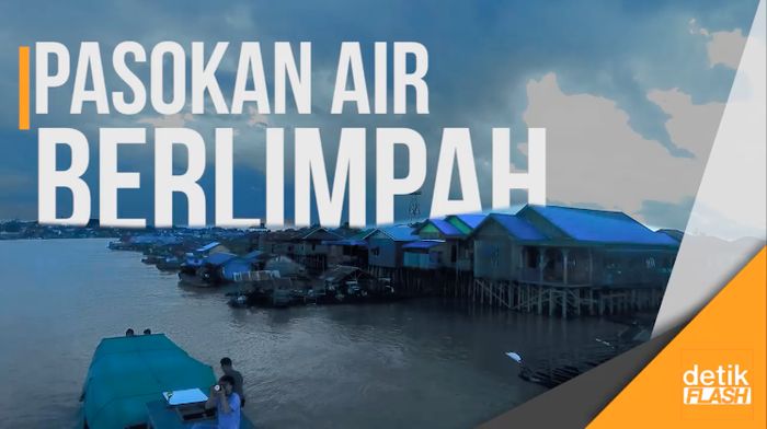 Punya Belasan Sungai Besar, Sumber Air Baku di Palangka Raya Berlimpah