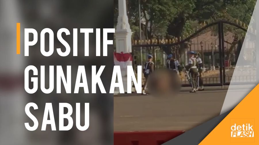 Brokington, Pria Bugil Penerobos Istana Positif Gunakan Sabu