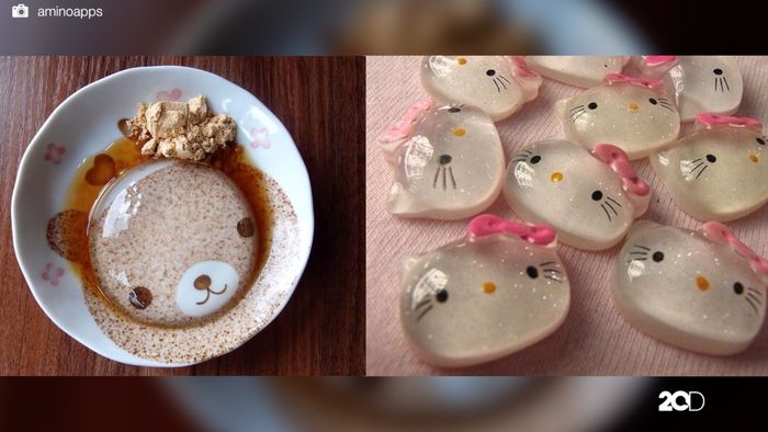 Uniknya Water Cake Berbentuk Kucing dan Bunga Ini