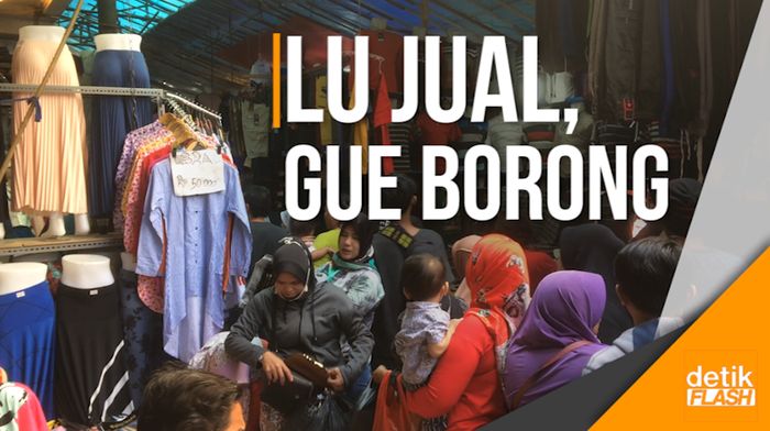 H-5 Lebaran, Tanah Abang Diserbu!