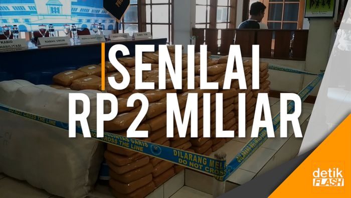 BNN Jabar Gagalkan Penyelundupan Ganja Senilai Rp 2 Miliar
