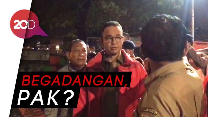 Anies: Saya Stand By & Terus Monitor Banjir, Tidur Bisa di Mana Saja