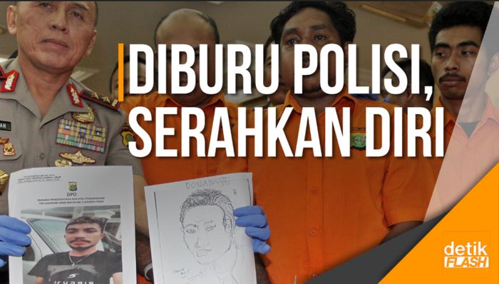 DPO Pembacokan Hermansyah Serahkan Diri ke Polisi