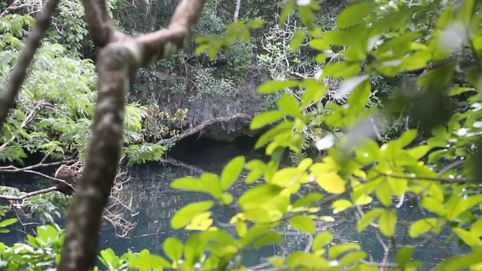Ajaib! Ada Sungai di Dalam Danau Meksiko