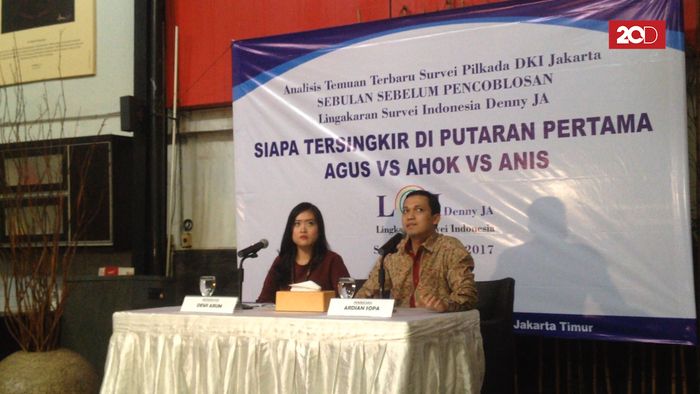 LSI Denny JA: Anies-Sandi akan Tersingkir di Putaran Pertama  
