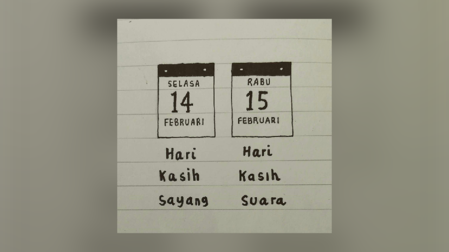 Duel Hari Valentine vs Pilkada yang Jadi Meme Kocak