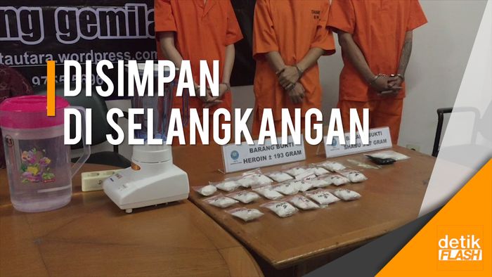 BNN Jakut Blender Barang Bukti Narkoba Senilai Rp 3 Miliar Lebih