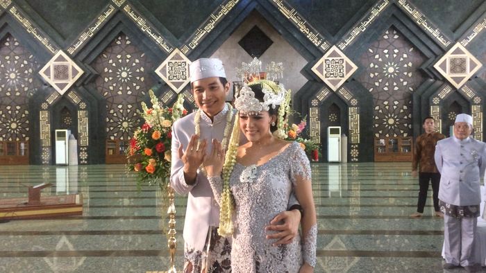 Senyum Bahagia Lale dan Fikha Setelah Ijab Kabul