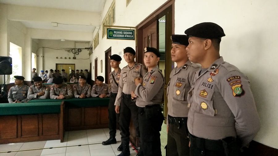 Suasana Ruang Sidang Jelang Putusan Sela Ahok