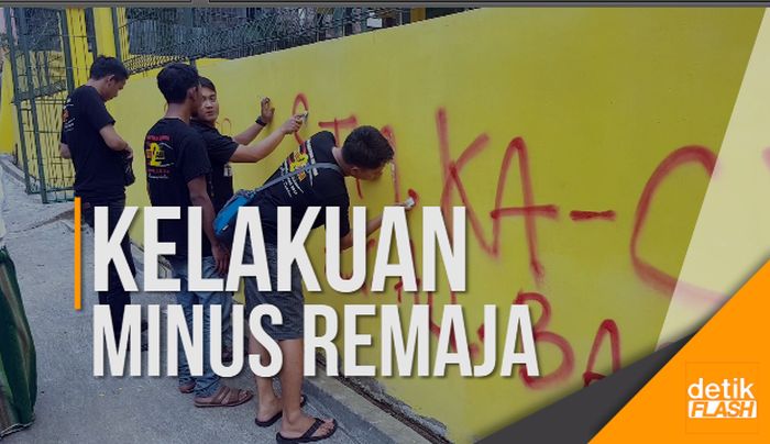 Tembok Pagar Masjid di Sukabumi Jadi Sasaran Vandalisme