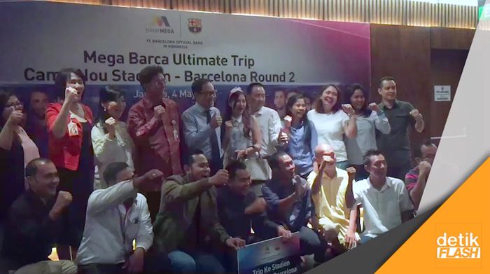 Ini Dia Nasabah Bank Mega yang Beruntung Pergi ke Barcelona