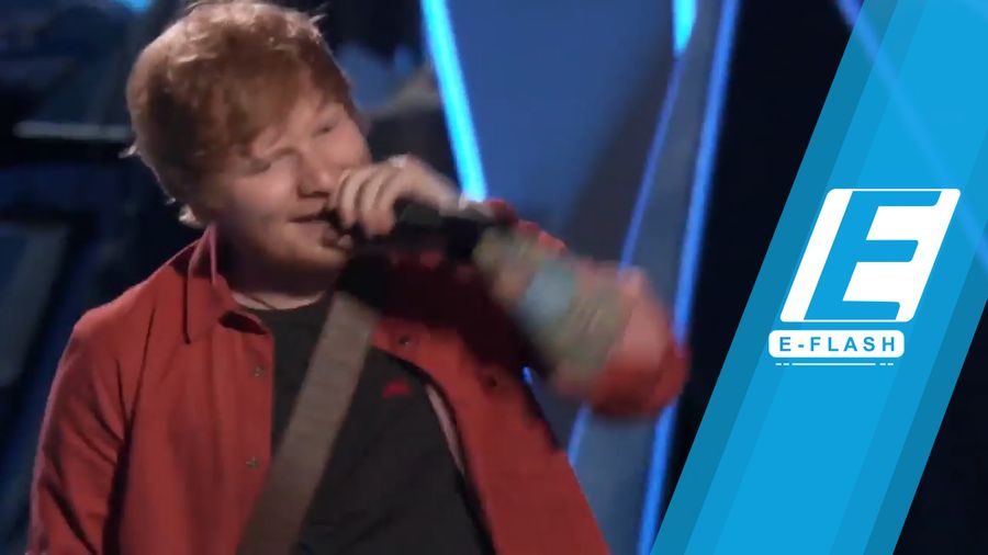 Aksi Keren Ed Sheeran Cs di Panggung MTV VMA 2017