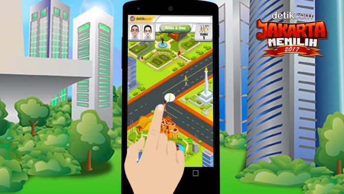 Menjajal 3 Game Pilkada DKI 2017