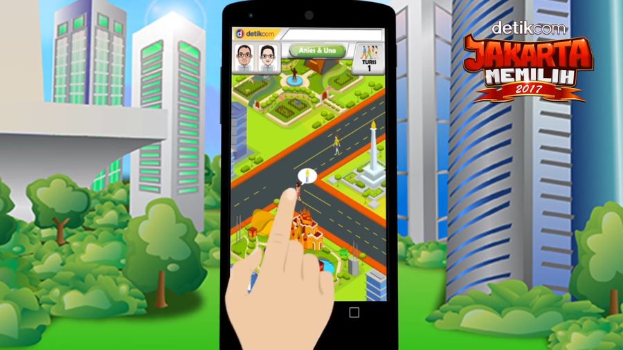Menjajal 3 Game Pilkada DKI 2017