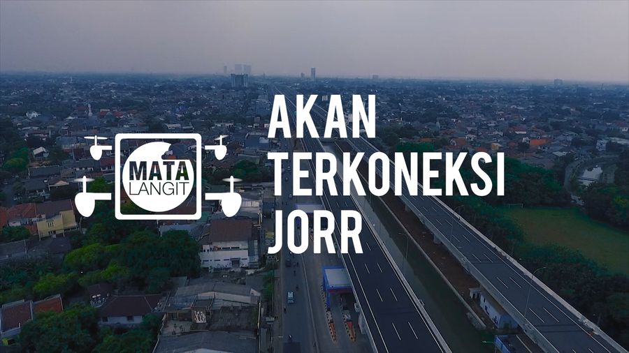 Panorama Tol Becakayu Dilihat dari Udara  