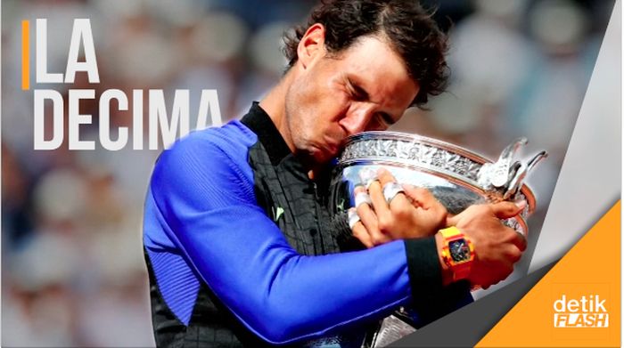 Perpanjang Rekor! Nadal Kembali Merajai Prancis Terbuka
