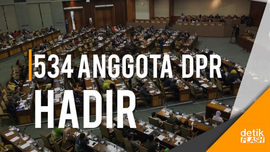 Tumben, Rapat Paripurna Dipenuhi Anggota DPR