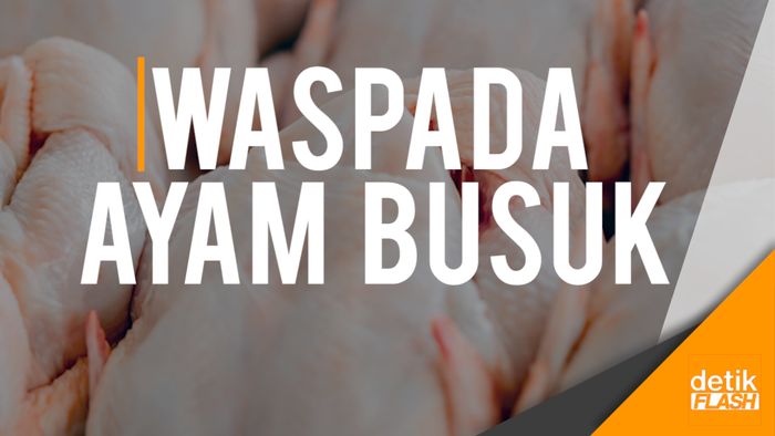 Ew! Ratusan Ayam Busuk Ditemukan di Pasar Swalayan Cakung  