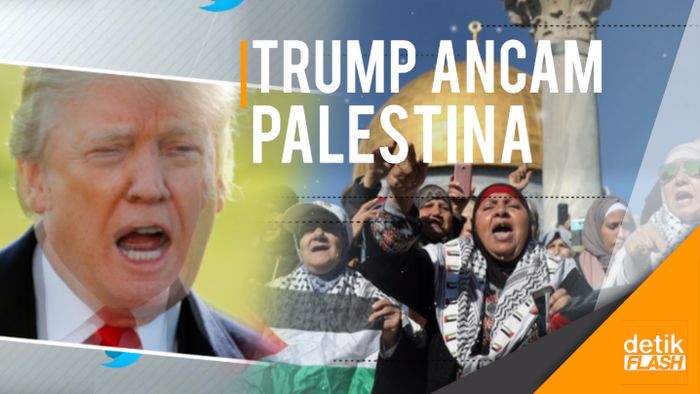 Trump Ancam Setop Bantuan Ratusan Juta Dolar ke Palestina