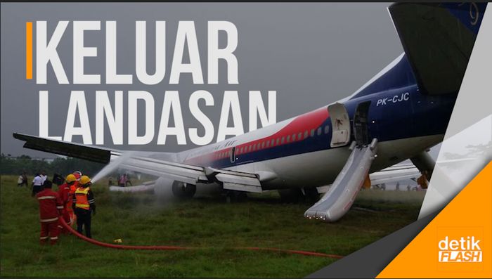  Pesawat Sriwijaya Air Tergelincir di Manokwari