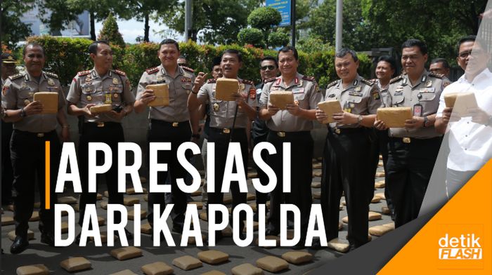 Pengungkap 1,3 Ton Ganja akan Naik Pangkat dan Promosi Jadi Kapolres
