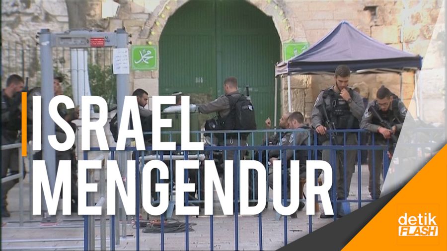 Israel Singkirkan Pendeteksi Logam di Gerbang Masjid Al-Aqsa