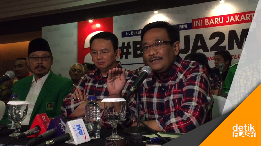 Acara KPUD Ngaret, Ahok-Djarot Pulang Duluan 