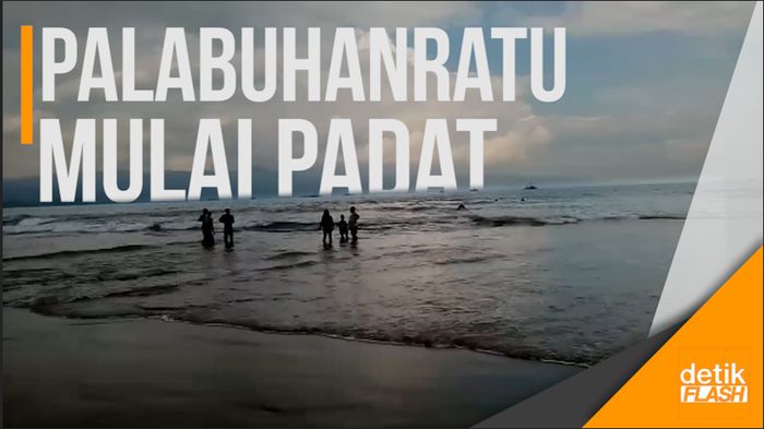 Walah.. Gelombang Wisatawan Bergerak Padati Palabuhanratu