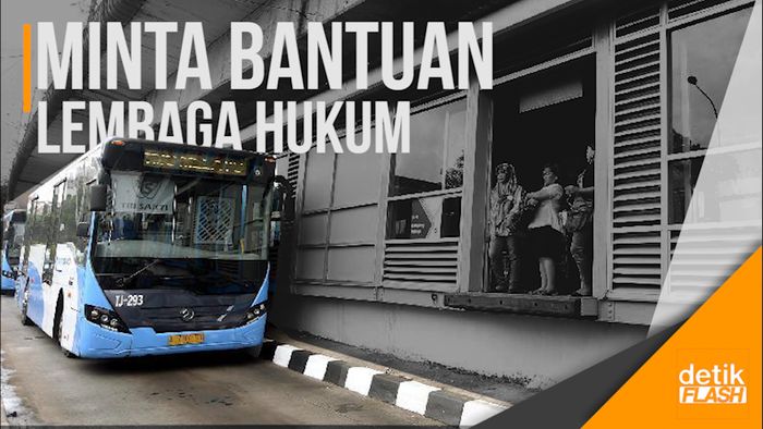 Petugas Transjakarta Tuntut Jadi Karyawan Tetap