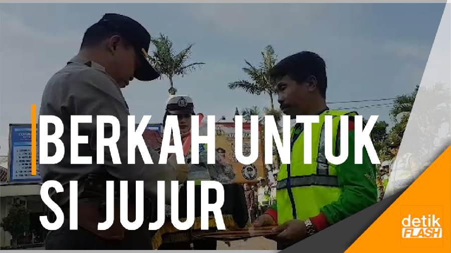 Kejutan dari Kapolres Buat Si Juru Parkir Jujur Babeh Kumis