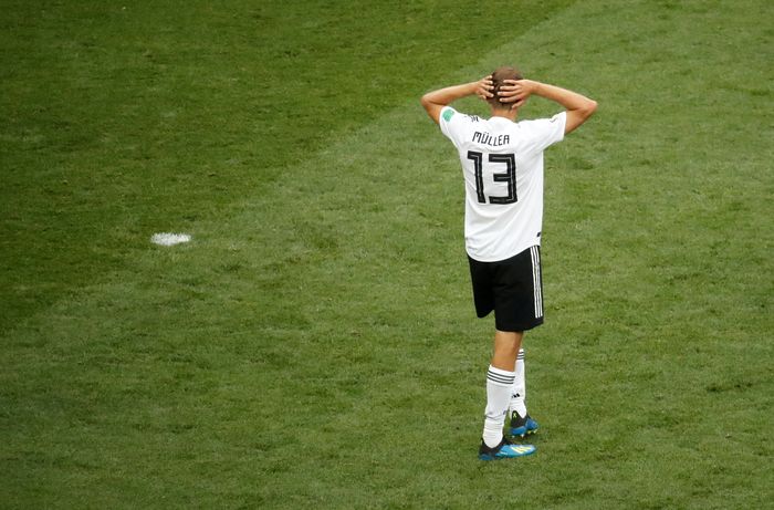 Frustrasinya Jerman Saat Gagal Cetak Gol ke Gawang Meksiko