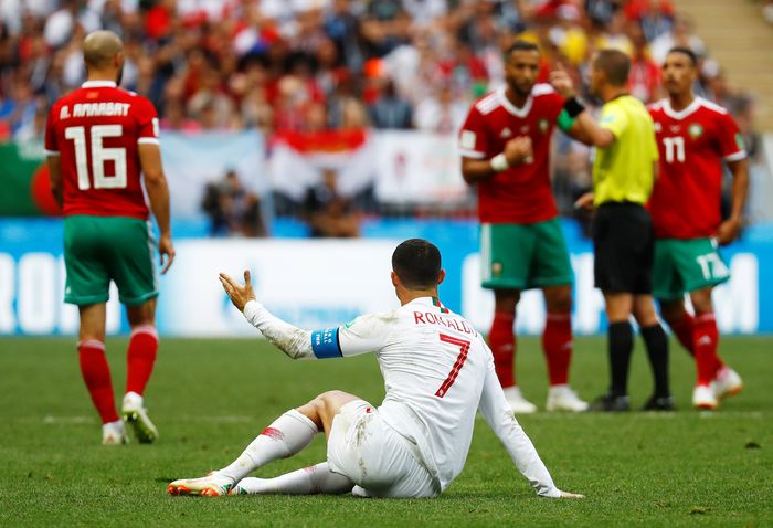 Aksi Ronaldo Menjadi yang Tersubur Saat Mengalahkan Maroko