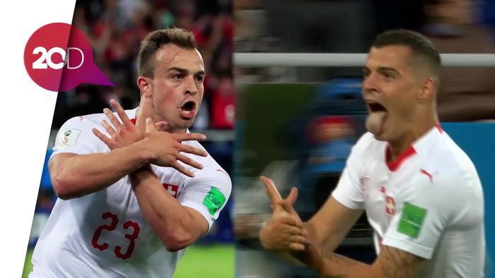 Selebrasi Bernuansa Politik dari Xhaka dan Shaqiri