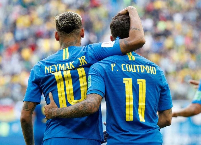 Dua Gol Dramatis Brasil yang Hantam Kosta Rika