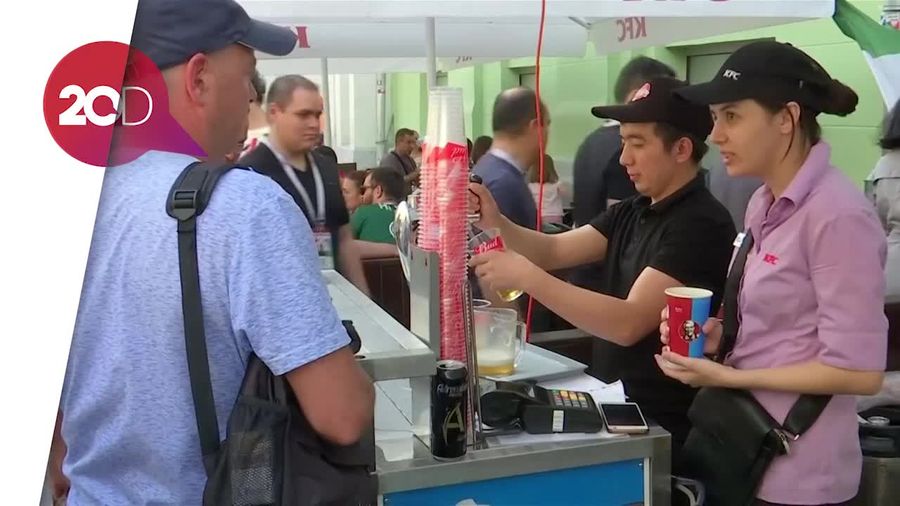 Piala Dunia Kerek Penjualan Bir di Rusia