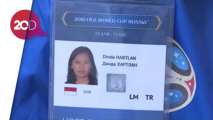 Mengenal Dina Maurissa, Volunteer Piala Dunia dari Indonesia