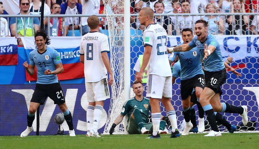 Highlights Babak I Uruguay Vs Rusia