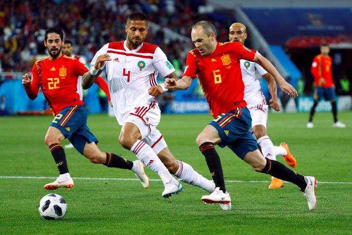 Highlights Babak I Spanyol Vs Maroko