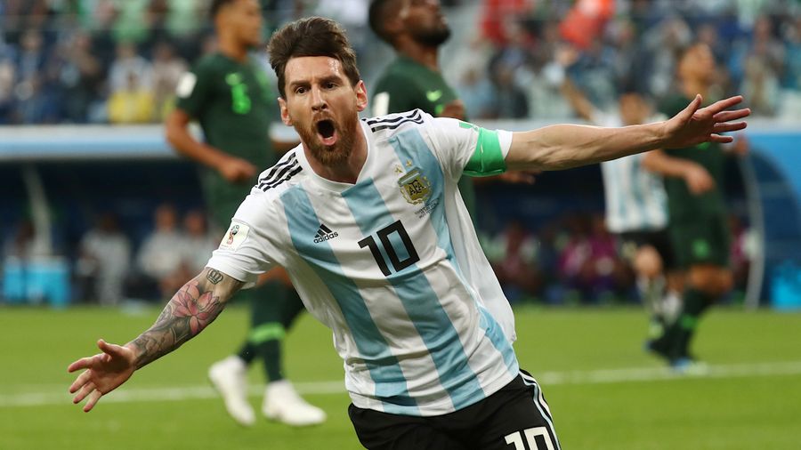 Gol Perdana Messi di Piala Dunia 2018 dan Reaksi Maradona