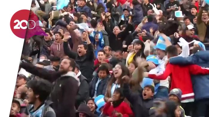 Euforia, Tawa dan Air Mata Fans Argentina