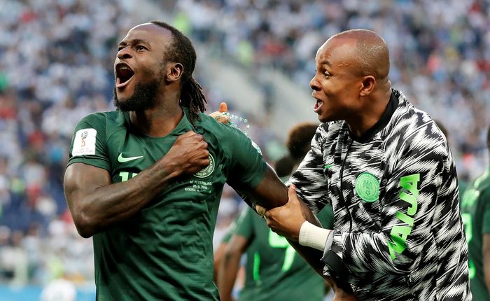 Penalti Moses Buat Nigeria 1-1 Argentina
