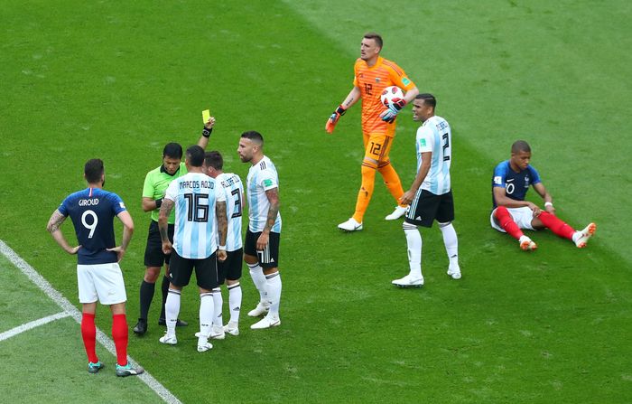 Panasnya Pertandingan Prancis Vs Argentina