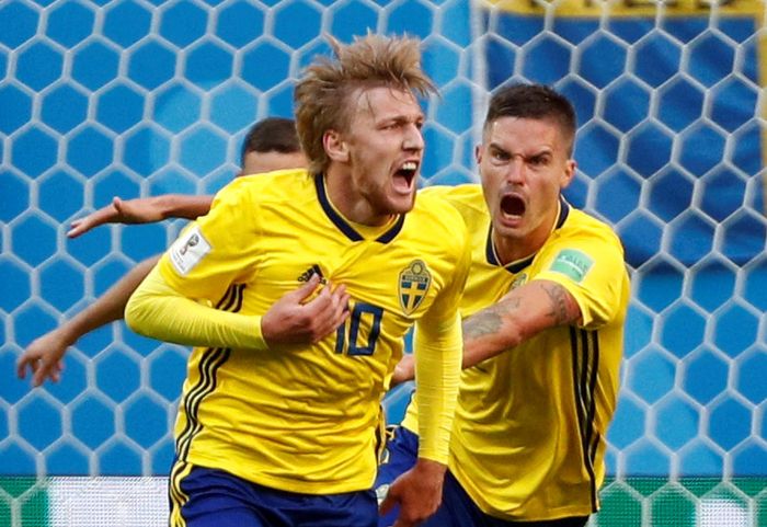 Forsberg Cetak Gol, Swedia 1-0 Swiss