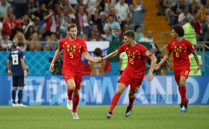 Gol Sundulan Vertonghen, Belgia 1-2 Jepang