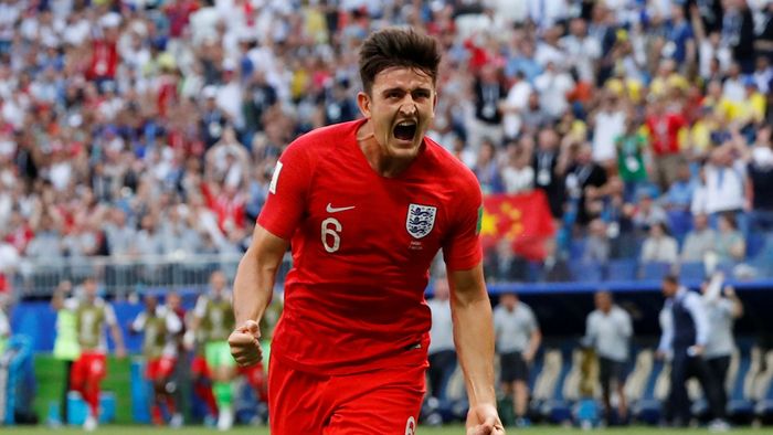 Tandukan Maguire Bawa Inggris Memimpin 1-0 atas Swedia